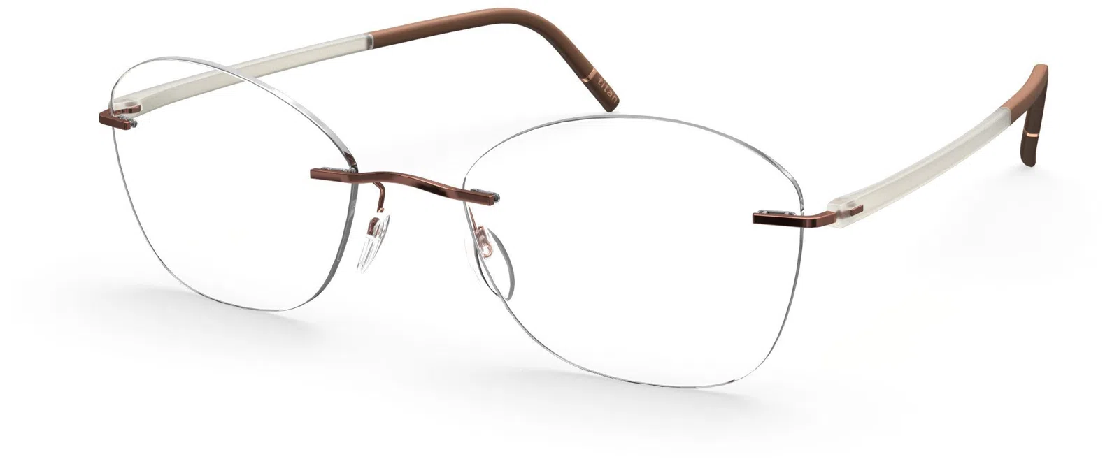 Silhouette The Wave Chassis Rimless 5567 Eyeglasses - view 50